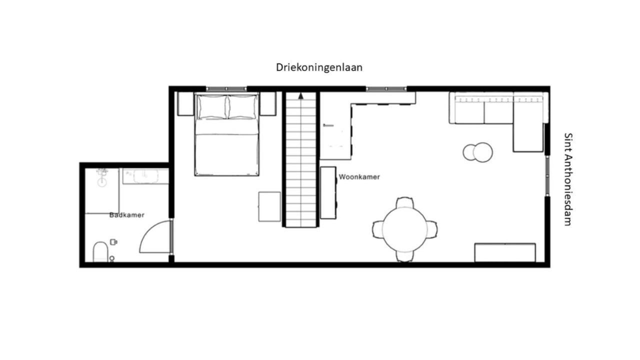 Drie Koningen Lägenhet Zierikzee Exteriör bild